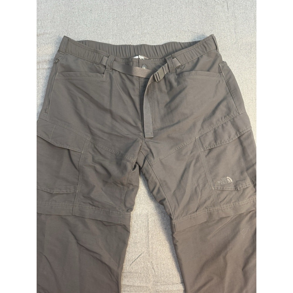 The North Face Paramount Pants Mens L Gray Convertible Trail Hiking Outdoor